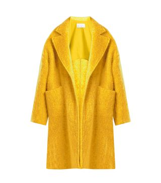 Raey + Dropped-Shoulder Wool-Blend Blanket Coat