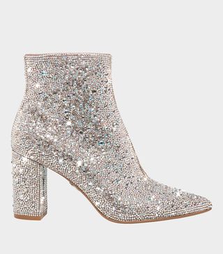 Betsy Johnson + Rhinestone Ankle Boot