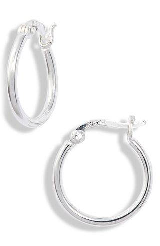 Argento Vivo Sterling Silver + Hoop Earrings