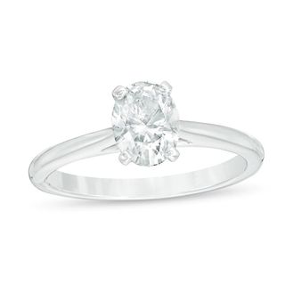 Zales + Oval Diamond Solitaire Engagement Ring