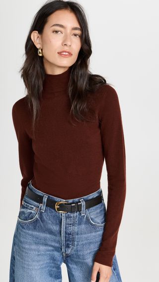 Vince + Slim Turtleneck Top