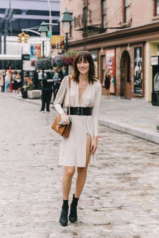 7 Chic Ways to Pair Dresses With Ankle Boots Who What Wear