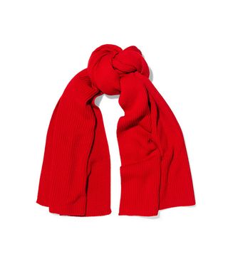 Lemaire + Ribbed Wool Scarf
