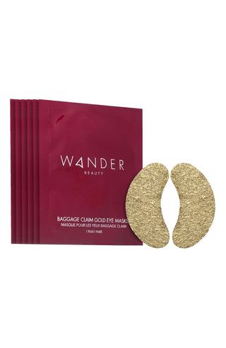 Wander Beauty + Baggage Claim Gold Eye Masks