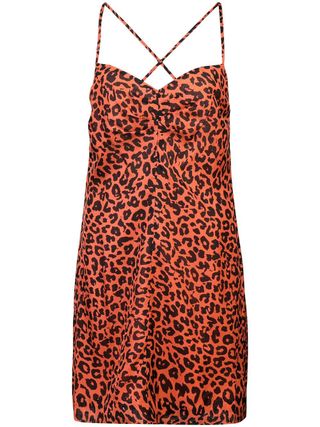 Michelle Mason + Leopard-Print Minidress