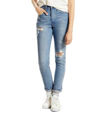 Levi's + 501 High Waist Skinny Jeans