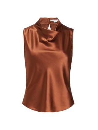 Veronica Beard + Tam Silk Satin Top