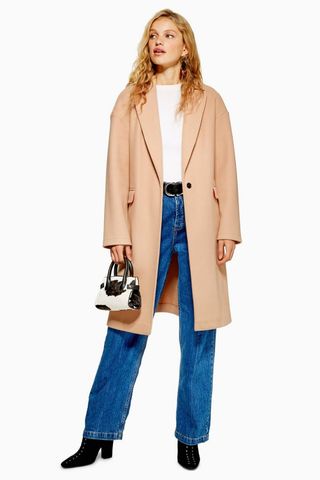 Topshop + Petite Relaxed Coat