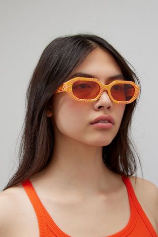 I-SEA + Exclusive Mercer Acetate Rectangle Sunglasses