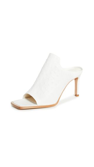 Tibi + Andre Ostrich Shoes