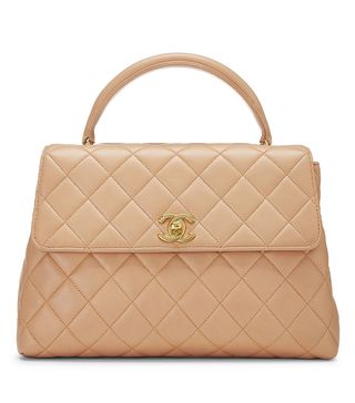 Chanel + Pink Quilted Lambskin Kelly Small