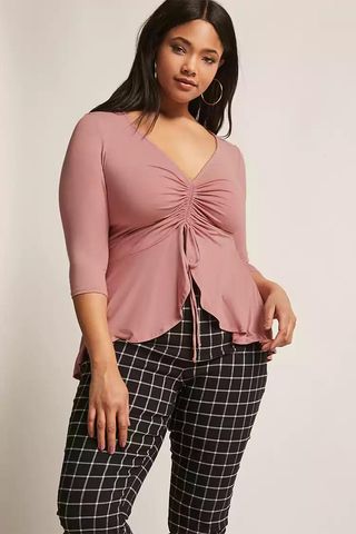 Forever 21 + Plus Size Ruched Top