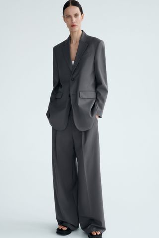 Zara + Limited Edition Oversized Blazer