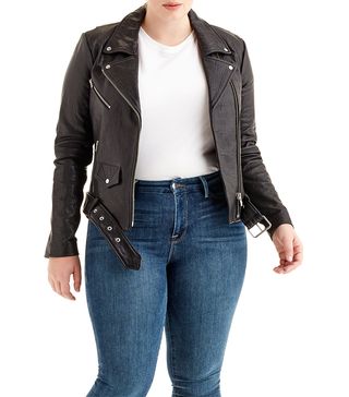 Veda + Jayne Classic Biker Leather Jacket