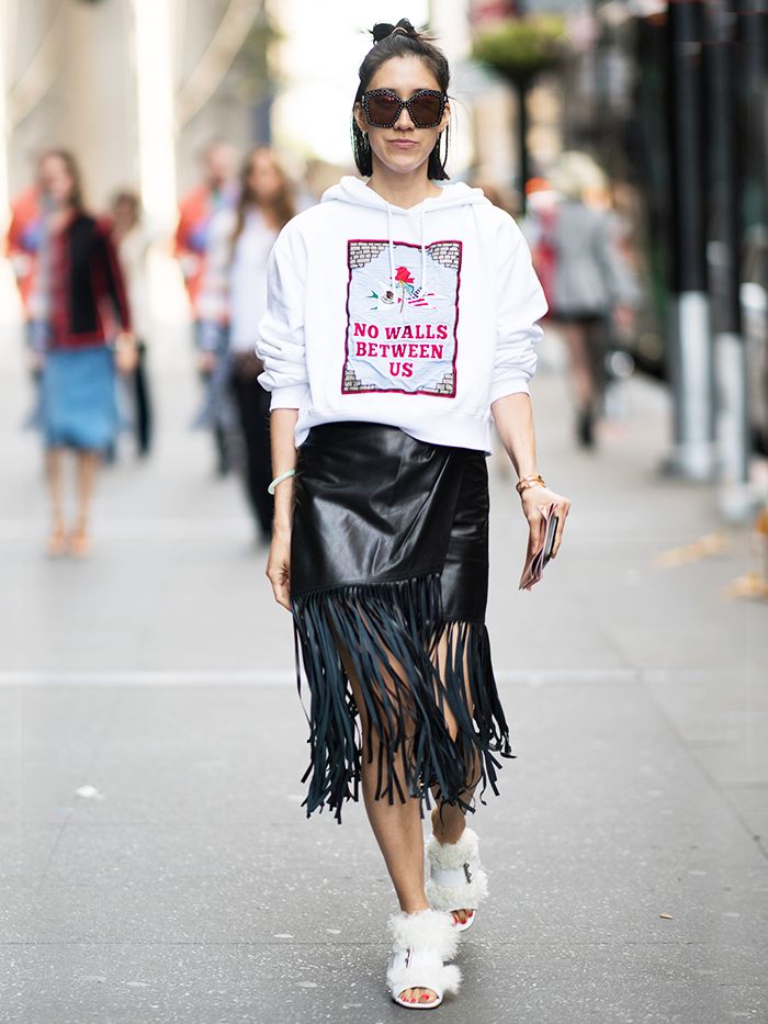 See How to Wear a Fringe Skirt and Shop Them Who What Wear