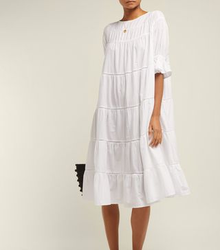 Merlette + Paradis Tiered Cotton Dress