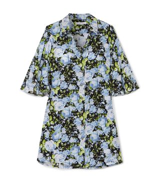 Les Rêveries + Floral-Print Silk Crepe de Chine Mini Dress