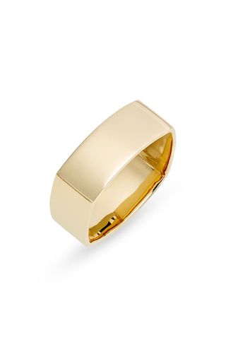 BONY LEVY + 14K Gold Wide Square Ring