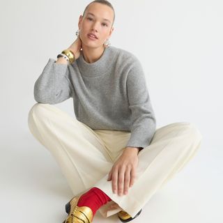 J.Crew + Chunky Crewneck Sweater