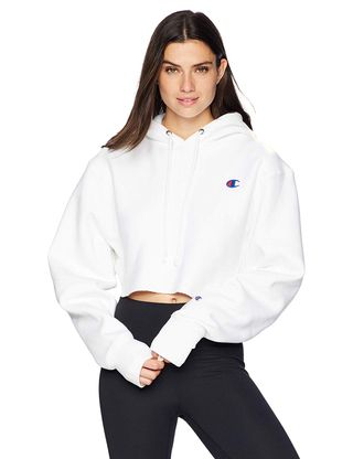 Champion + Reverse Weave Cropped Cut Off Hood