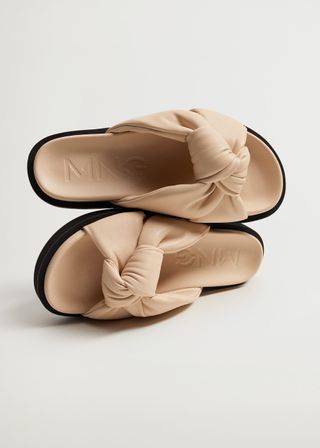 Mango + Platform Sandals With Knot