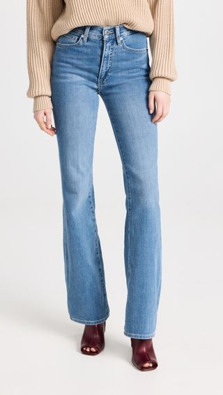 Veronica Beard Jean + Beverly High Rise Skinny Flare Jeans