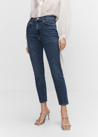 Mango + Slim Cropped Jeans