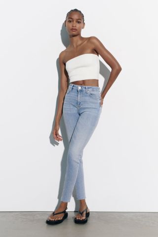 Zara + The High Waist Skinny Jeans