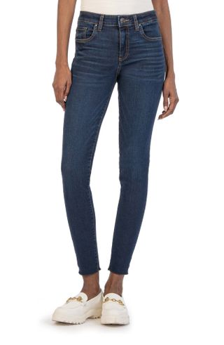 Kut From the Kloth + Donna Frayed Ankle Skinny Jeans