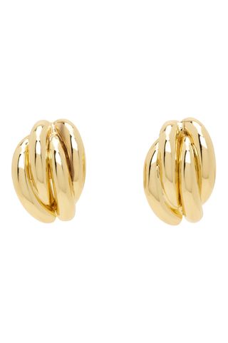 Anine Bing + Gold Knot Earrings