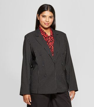 Who What Wear + Houndstooth Classic Blazer