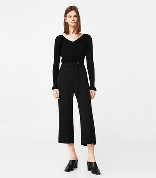 Mango + Straight-Cut Crop Trousers