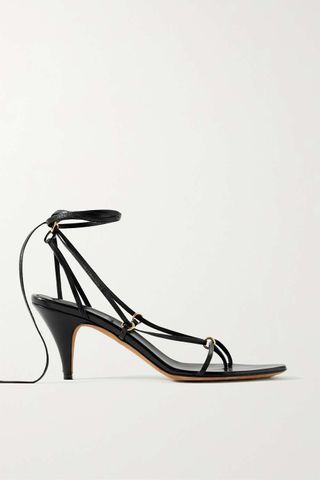 Khaite + Marion Leather Sandals
