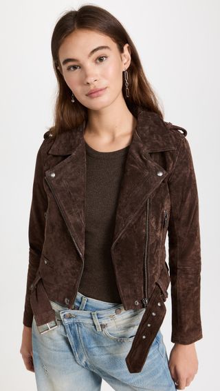 BlankNYC + Suede Moto Jacket