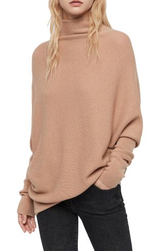 AllSaints + Ridley Funnel Neck Wool & Cashmere Sweater