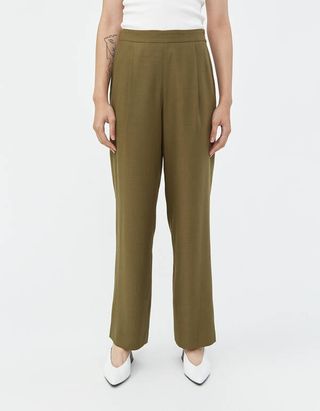 WNDERKAMMER + One Sidestruck Trouser In Khaki