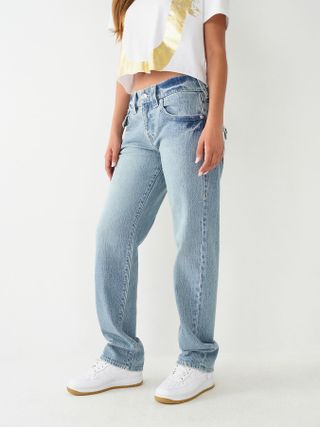 True Religion + Online Exclusive Ricki Relaxed Jean