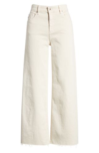 Ag + Saige High Waist Ankle Wide Leg Jeans