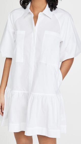 Jonathan Simkhai Standard + Crissy Cotton Oxford Mini Dress