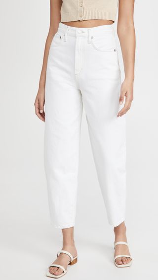 Agolde + Balloon Ultra High Rise Curved Taper Jeans