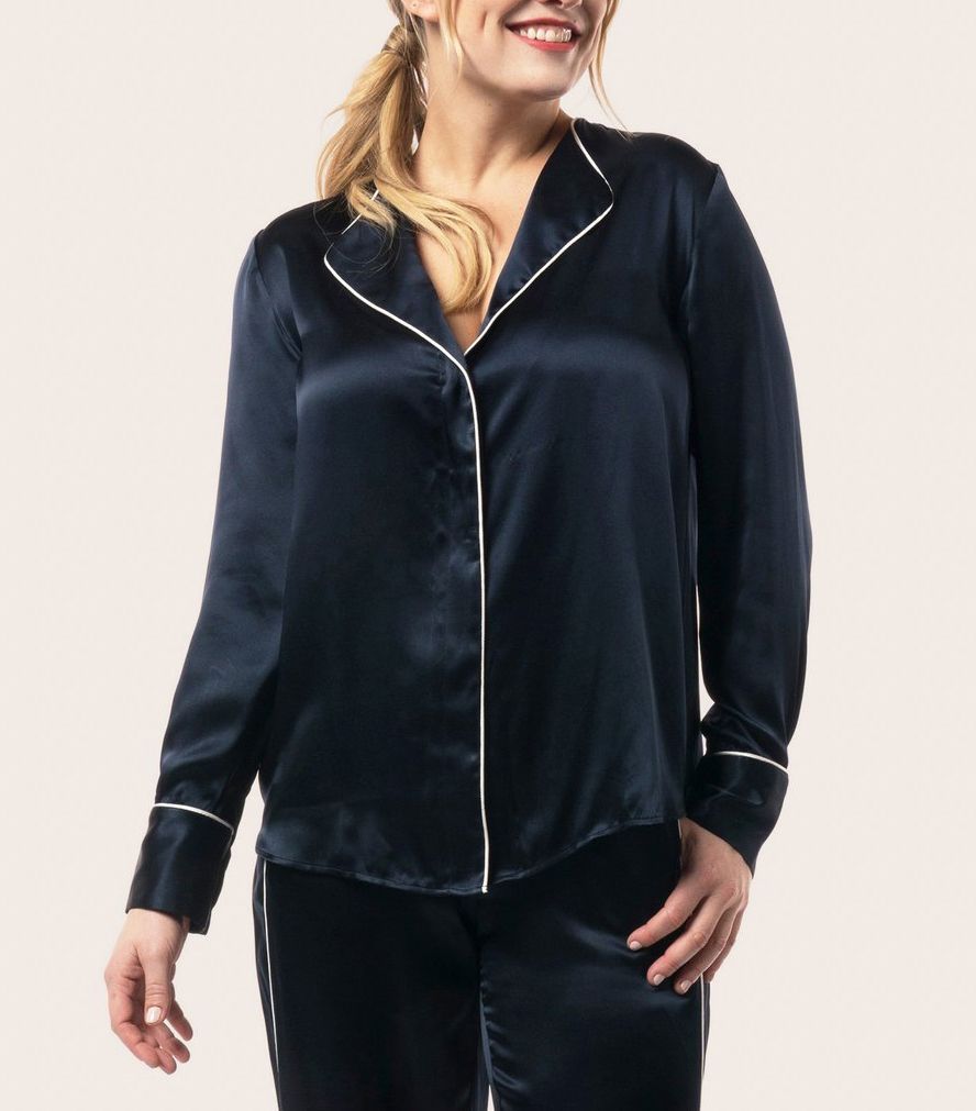 The Best Tops for BigChested Women Who What Wear