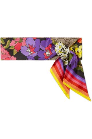 Gucci + Printed Silk-Twill Scarf