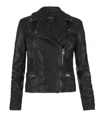 AllSaints + Cargo Leather-based fully Jacket