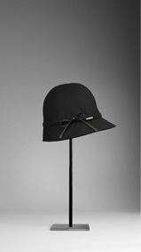 Burberry + Burberry Bow Detail Cotton Gabardine Rain Hat