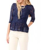 Forever 21 + Lace Peplum Top