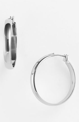 Anne Klein + Wide Hoop Earrings