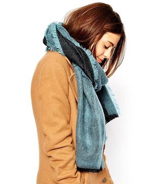 ASOS + Plain Brushed Reversible Scarf