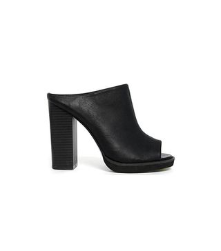 New Look + New Look Stirrer Black Heeled Mule Sandals