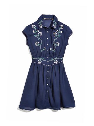 Guess + Embroidered Shirtdress