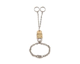 Rodarte + Padlock Ring Bracelet in Silver
